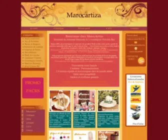 Maroc-Artiza.com(Grossiste/ fournisseur artisanat du Maroc) Screenshot