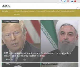 Maroc-Diplomatique.net(Maroc Diplomatique) Screenshot