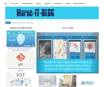 Maroc-IT-Blog.com(Maroc IT Blog) Screenshot