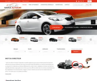 Marocautocar.com(Maroc Auto Car est une agence de location de voiture à NOUACEUR) Screenshot