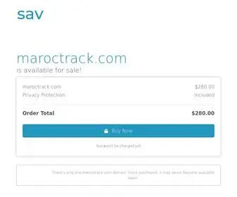 Maroctrack.com(The premium domain name) Screenshot