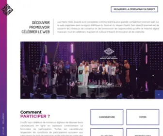 Marocwebawards.com(Maroc Web Awards) Screenshot