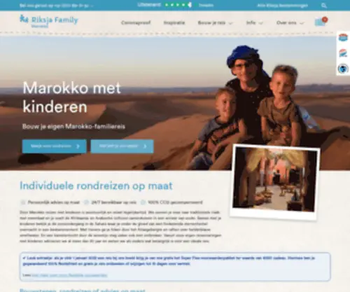 Marokkokids.nl(Marokko reizen met kinderen) Screenshot