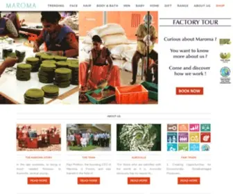 Maroma.com(Auroville, India) Screenshot