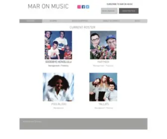 Maronmusic.com(Music Management) Screenshot