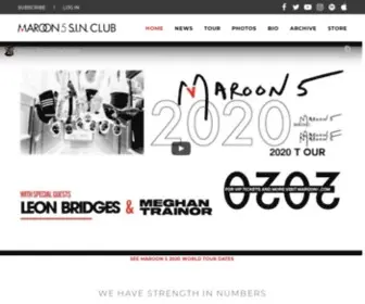 Maroon5Sin.com(Maroon5) Screenshot