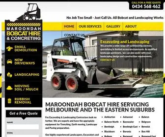 Maroondahbobcathire.com.au(Maroondah Bobcat Hire) Screenshot