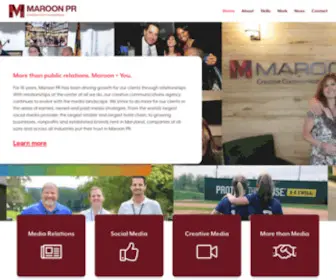 Maroonpr.com(Maroon PR) Screenshot