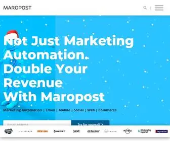 Maropost.com(Ecommerce Platform) Screenshot