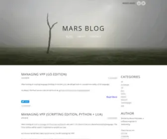 Marosmars.com(MARS BLOG) Screenshot