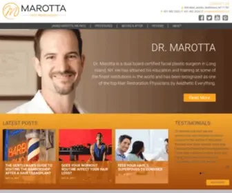 Marottahairrestoration.com(Hair Restoration Transplant Smithtown) Screenshot