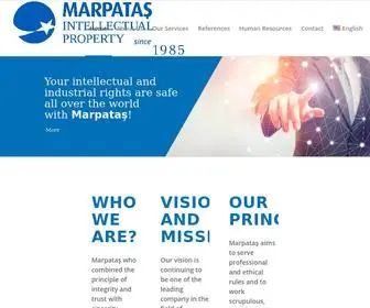 Marpatas.com(Marka ve Patent Ofisi) Screenshot