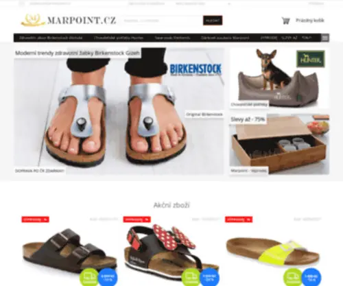 Marpoint.cz(Pantofle Birkenstock) Screenshot