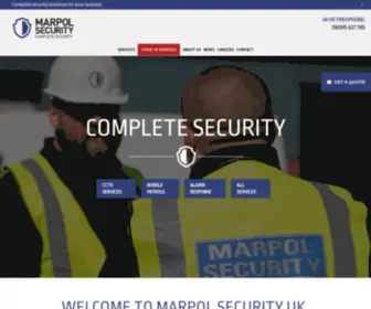 Marpol.co.uk(Marpol Security) Screenshot