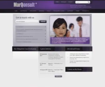 MarqOnsult.com(Home) Screenshot