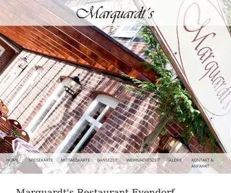 Marquardts-Restaurant.de(Deutsches Restaurant) Screenshot