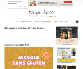 Marque-Alcool.com(L'alcool pour les nuls) Screenshot