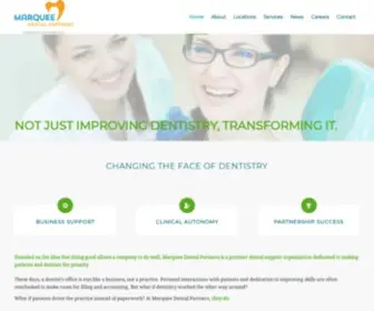 Marqueedentalpartners.com(Marquee Dental) Screenshot