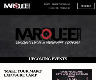 Marqueehoops.com(Marquee Hoops) Screenshot