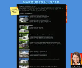 Marquees-For-Sales.co.uk(Marquees for sales. Marquees for all occasions for sale) Screenshot