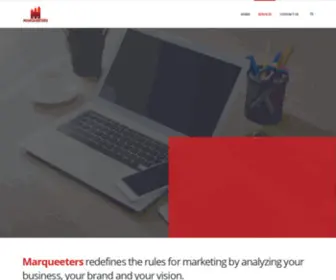 Marqueeters.com(Redefining Marketing) Screenshot