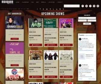 Marqueetheatreaz.com(Marquee Theatre AZ) Screenshot
