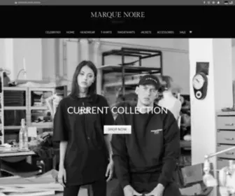 Marquenoire.com(MARQUE NOIRE) Screenshot