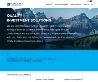 Marquest.ca(Marquest Asset Management Inc) Screenshot