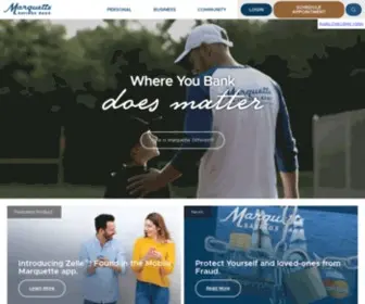 Marquettesavings.com(Marquette) Screenshot