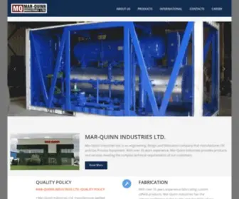 Marquinn.com(Mar-Quinn Industries Ltd) Screenshot