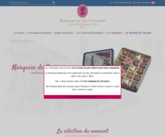 Marquise-DE-Sevigne.com(Marquise de Sévigné) Screenshot