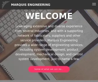 Marquiseng.com(Marquis Engineering) Screenshot