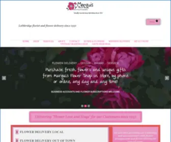 Marquisflowers.com(Marquis Flower Shop) Screenshot