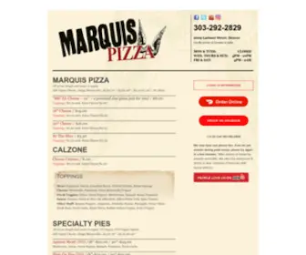 Marquispizza.com(Marquispizza) Screenshot