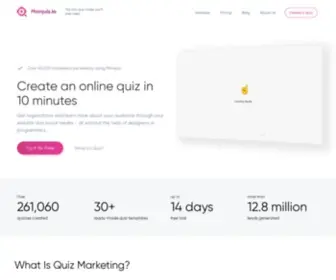 Marquiz.io(Create an online quiz in 10 minutes for free) Screenshot