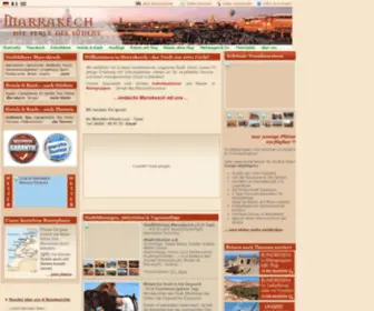 Marrakech-Info.com(Marrakesch Reisefuehrer Marokko) Screenshot