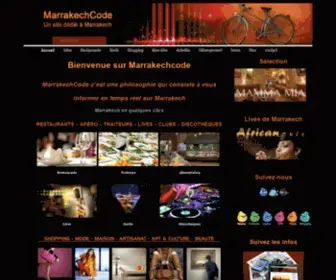 Marrakechcode.com(Guide Marrakech) Screenshot