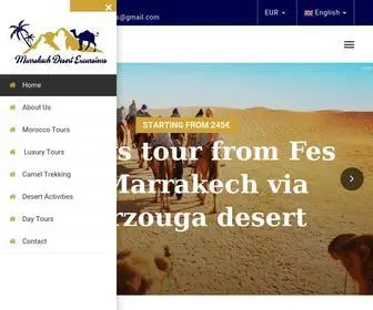 Marrakechdesertexcursions.com(Morocco desert tours) Screenshot