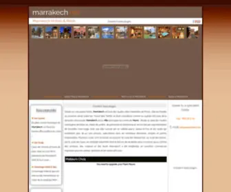 Marrakech.net(Marrakech Hotels & Riads) Screenshot