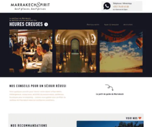 Marrakechspirit.com(HEURES CREUSES (off) Screenshot