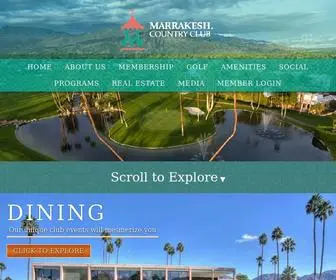 Marrakeshcountryclub.com(Marrakesh Country Club) Screenshot