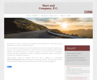 Marrandcompany.com(Marr) Screenshot