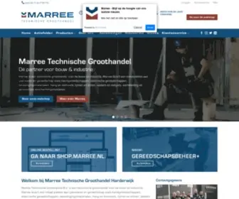 Marree.nl(Marree Technische Groothandel Harderwijk) Screenshot