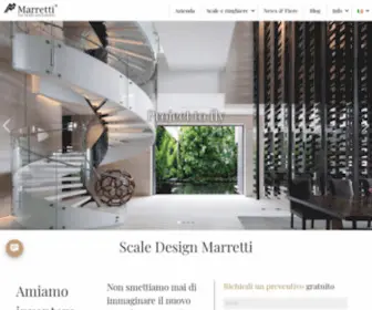 Marrettiscale.it(Scale di design Marretti) Screenshot