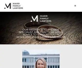 Marrfamilylawyers.com.au(Marr Family Lawyers Wollongong) Screenshot