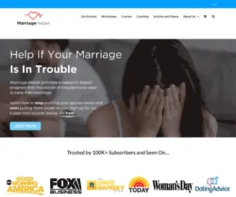 Marriagehelper.com(How to Save Your Marriage) Screenshot
