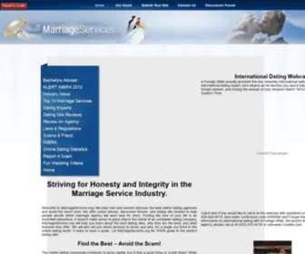 Marriageservices.org(Marriage Services Top Matchmaker Dating Experts) Screenshot