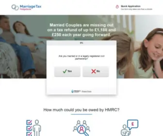 Marriagetaxhelpdesk.co.uk(Marriage Tax Helpdesk) Screenshot