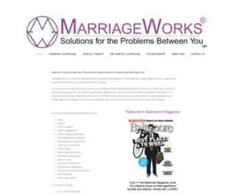 Marriageworksonline.com(Baltimore Marriage Counseling) Screenshot