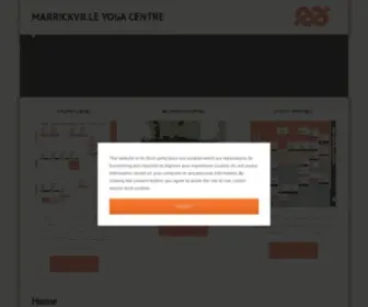 Marrickvilleyoga.com.au(Iyengar Yoga) Screenshot